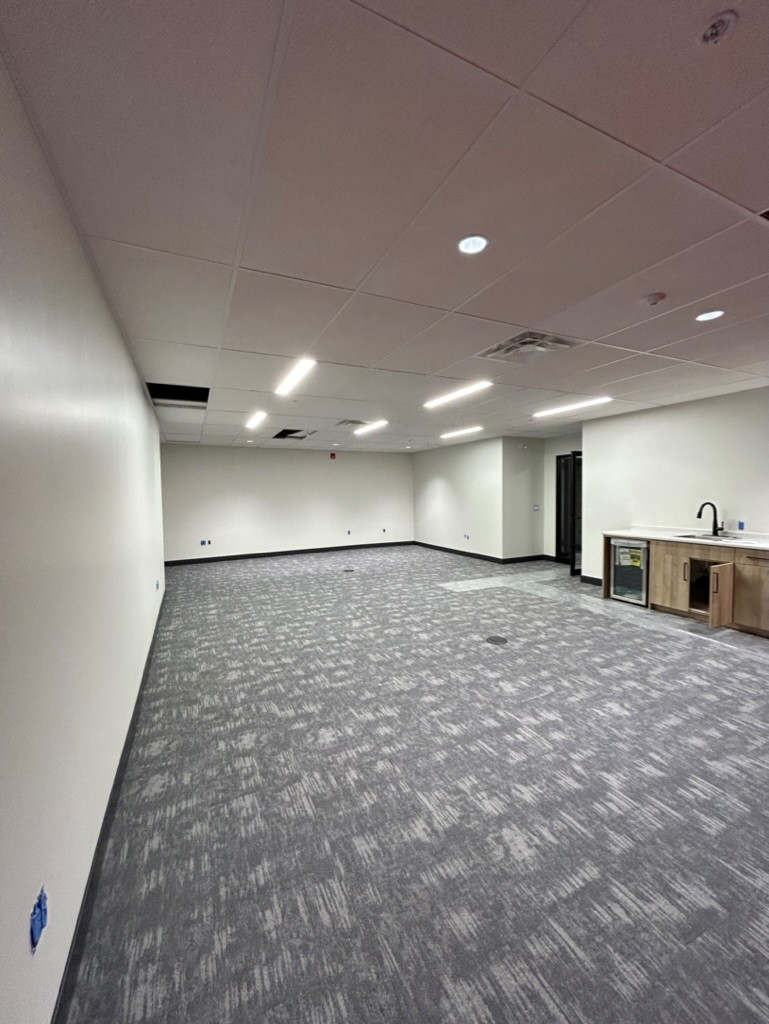 new commercial flooring installation